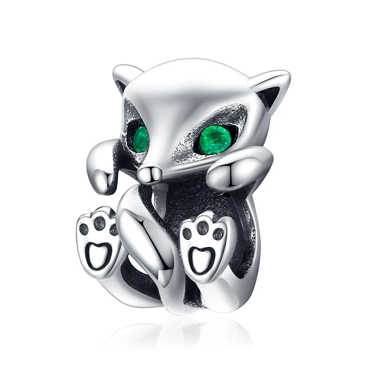 Pandora Style Silver Little Fox Charm - SCC1290