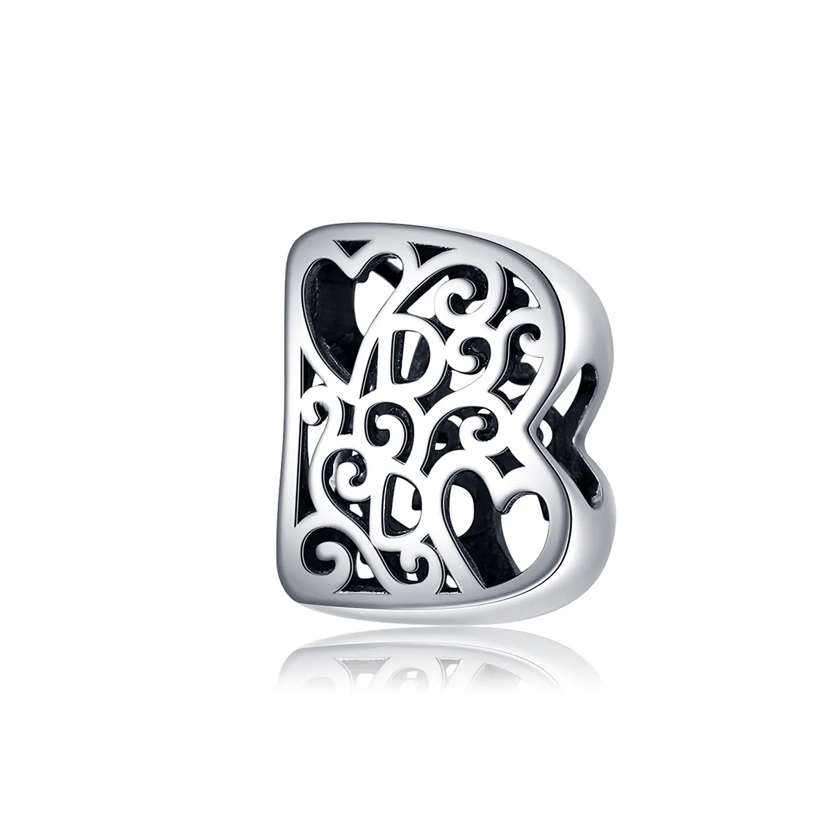 Pandora Style Silver Magic Letter B Charm - SCC1229-B