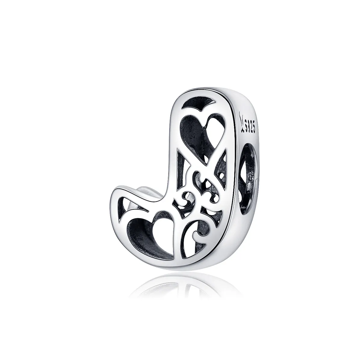 Pandora Style Silver Magic Letter J Charm - SCC1229-J
