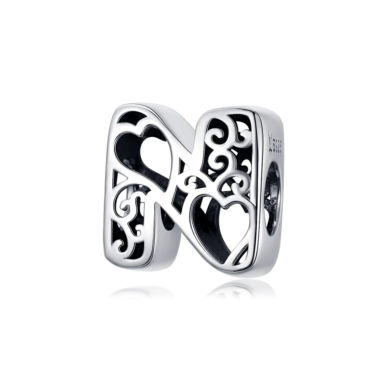 Pandora Style Silver Magic Letter N Charm - SCC1229-N