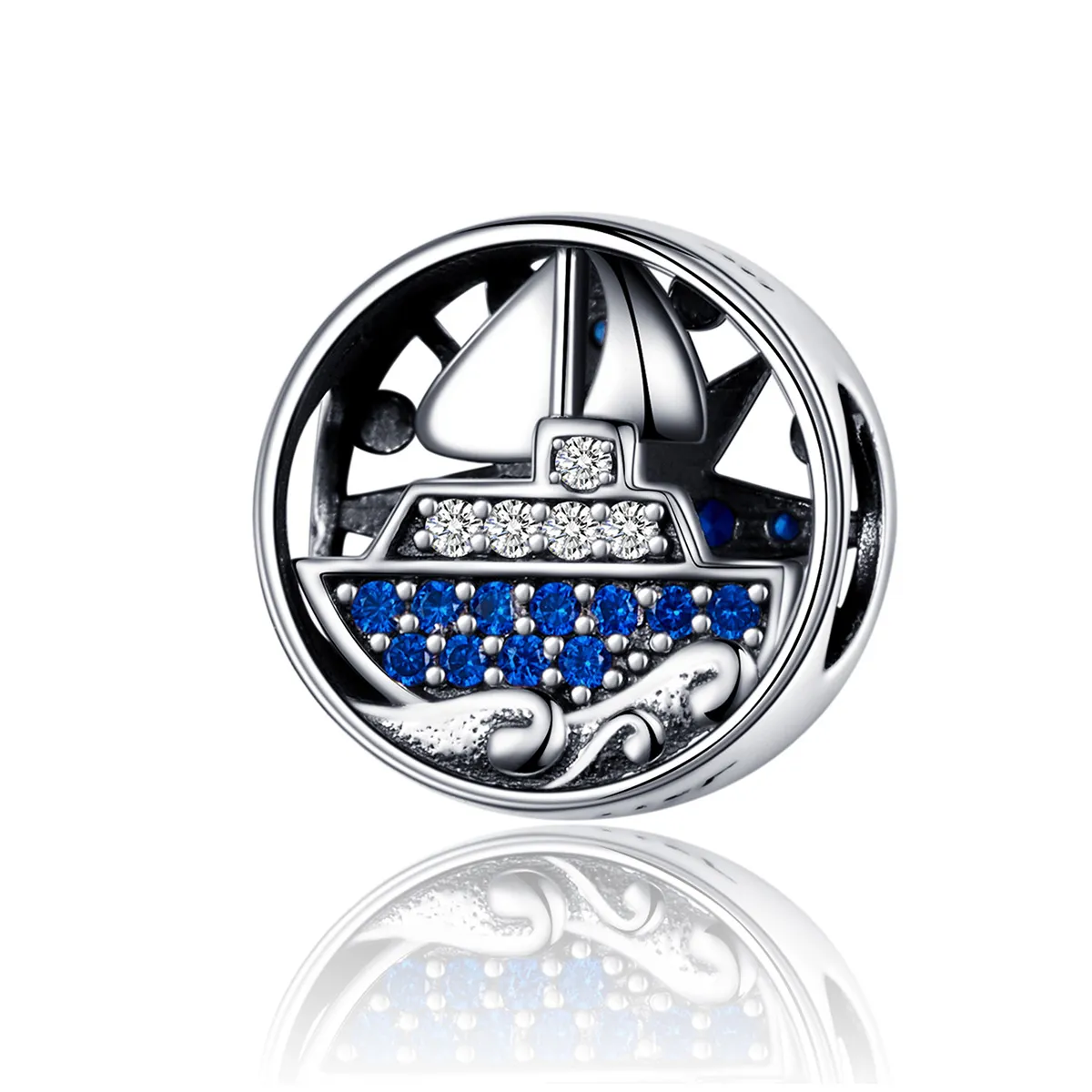 Pandora Style Silver Nautical Travel Charm - SCC1197