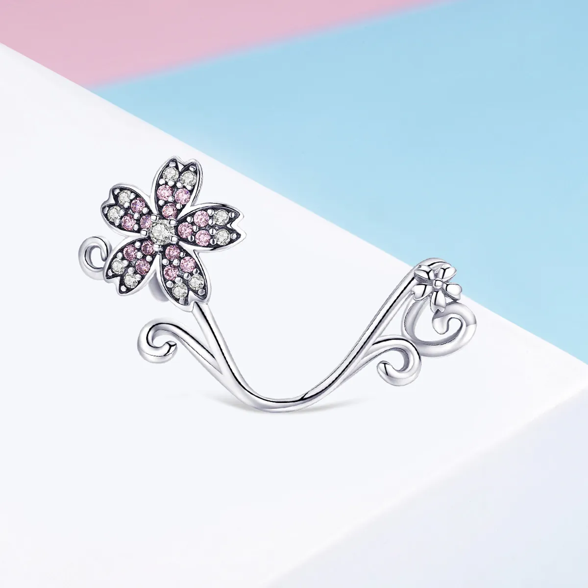 Pandora Style Silver Sakura Charm - SCC1033