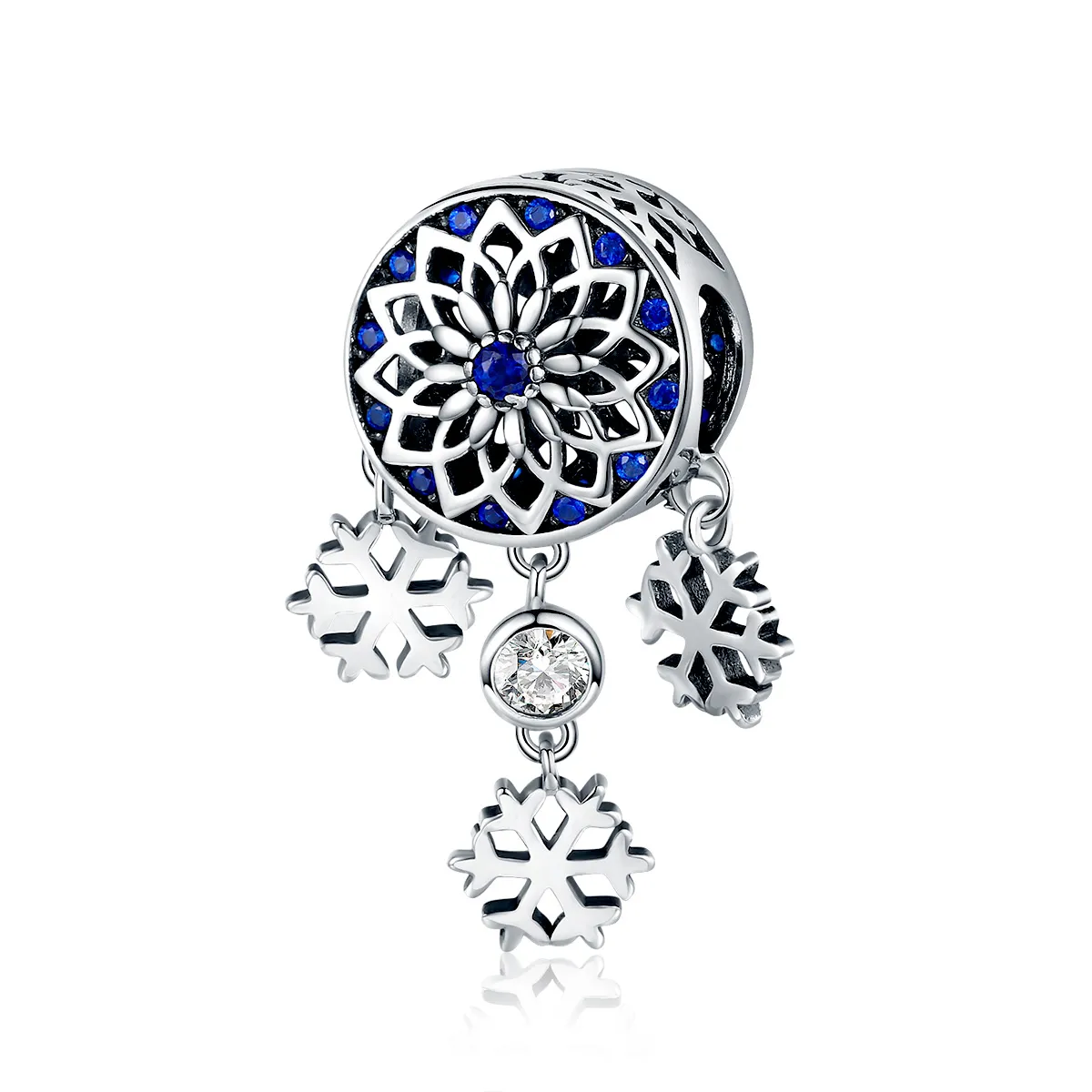 Pandora Style Silver Snow Charm - SCC1117