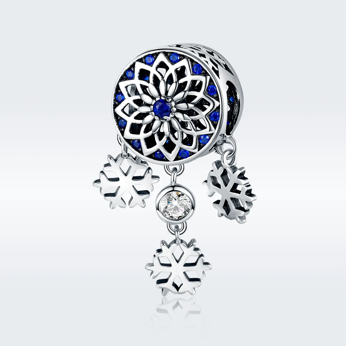 Pandora Style Silver Snow Charm - SCC1117