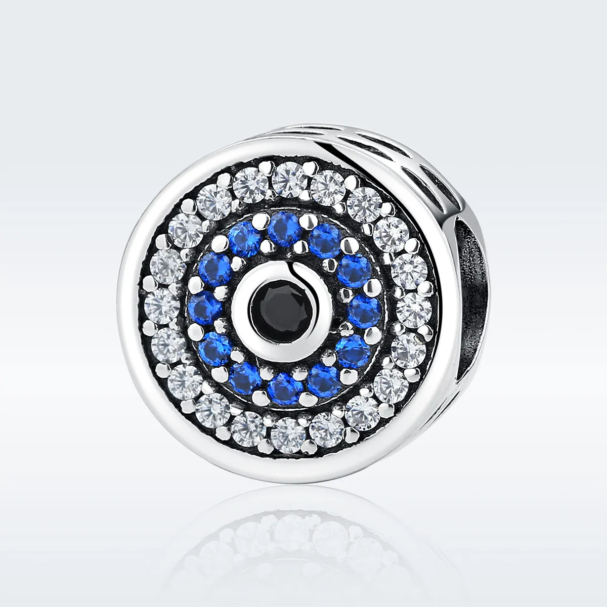 Pandora Style Silver Sparkle Eye Charm - SCC092