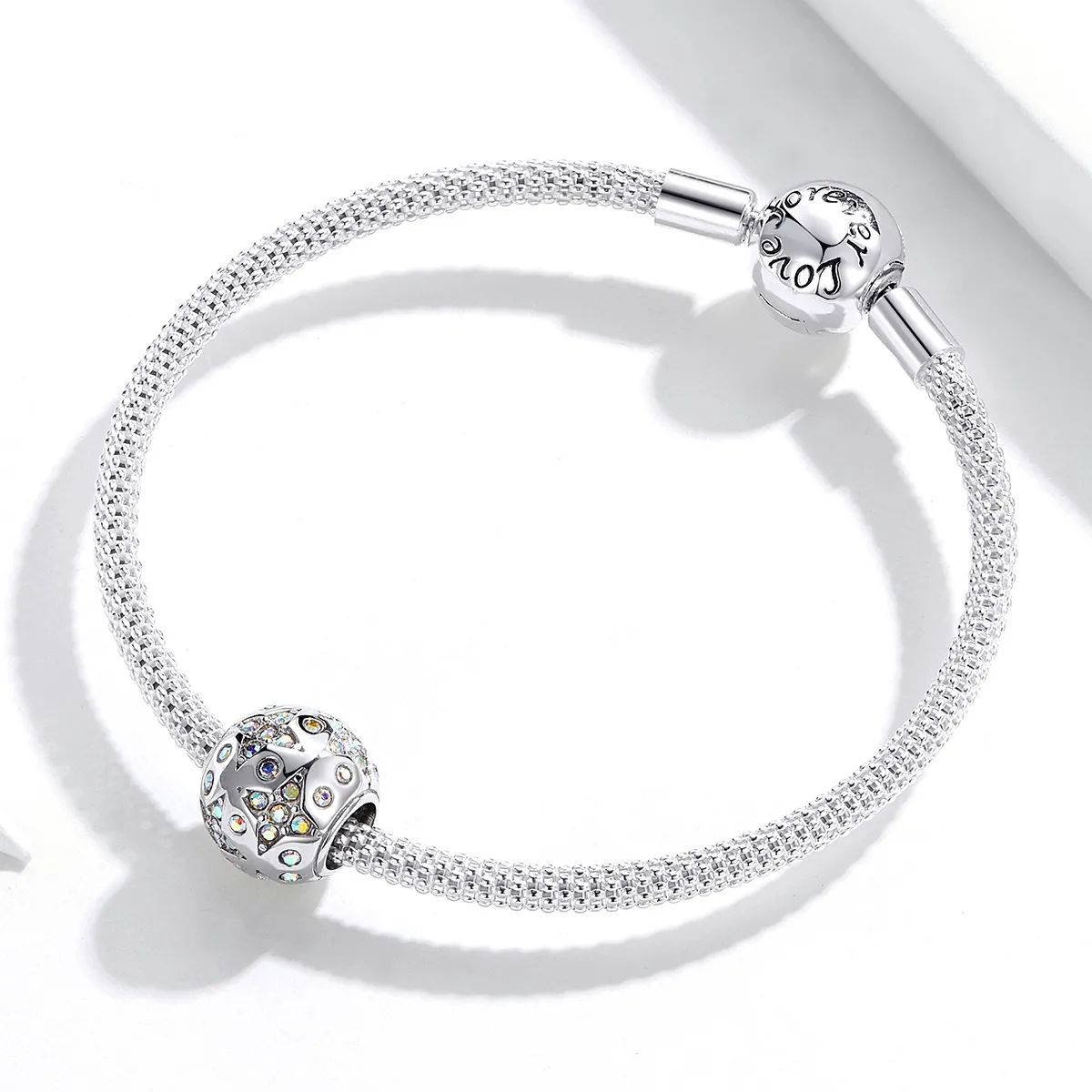 Pandora Style Silver Stars Charm - SCC1308