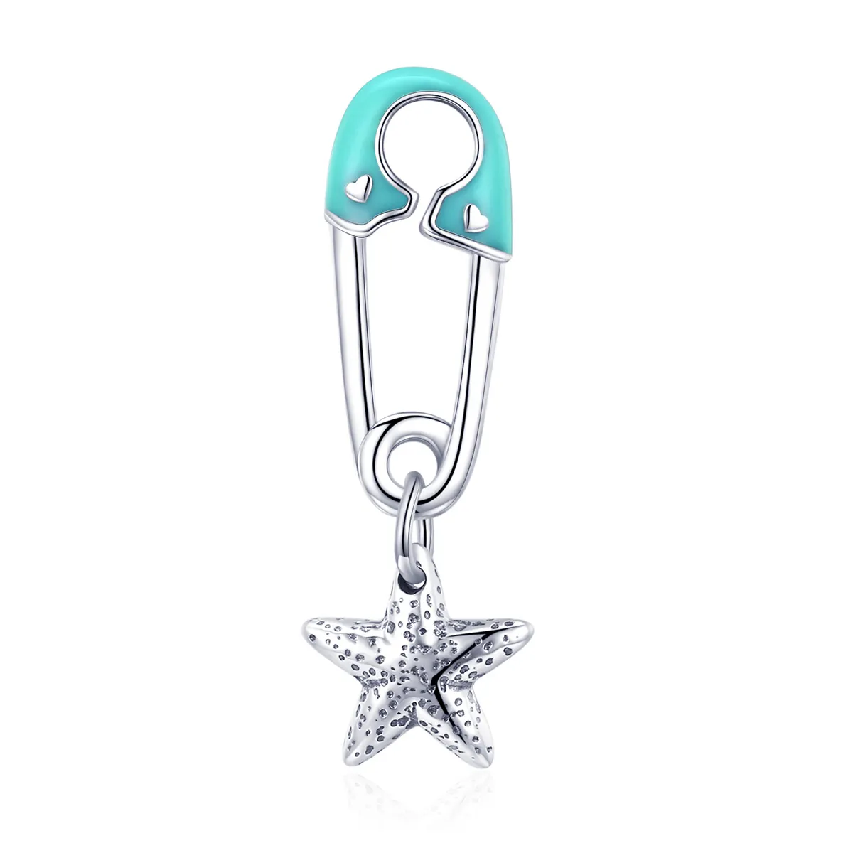 Pandora Style Silver Twinkling Star Dangle - SCC1000