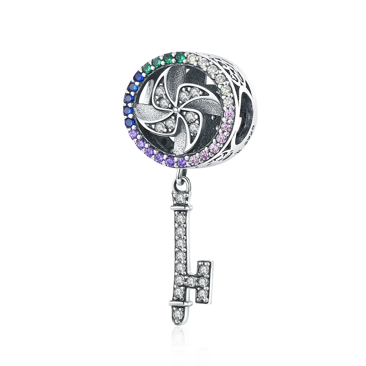 Pandora Style Silver Windmill Charm - SCC1081