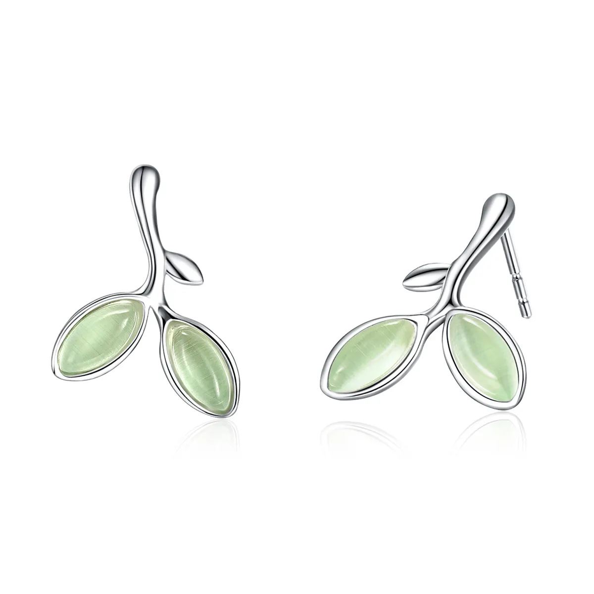 pandora style silver hope stud earrings sce465