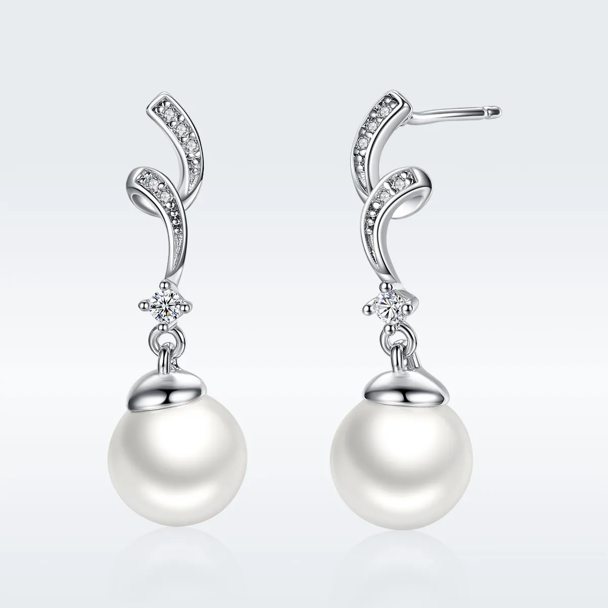 Pandora pearl on sale drop earrings