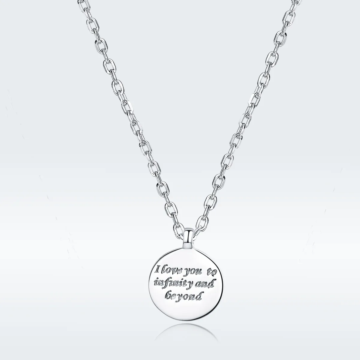 Pandora Style Silver Confessions Necklace - SCN374