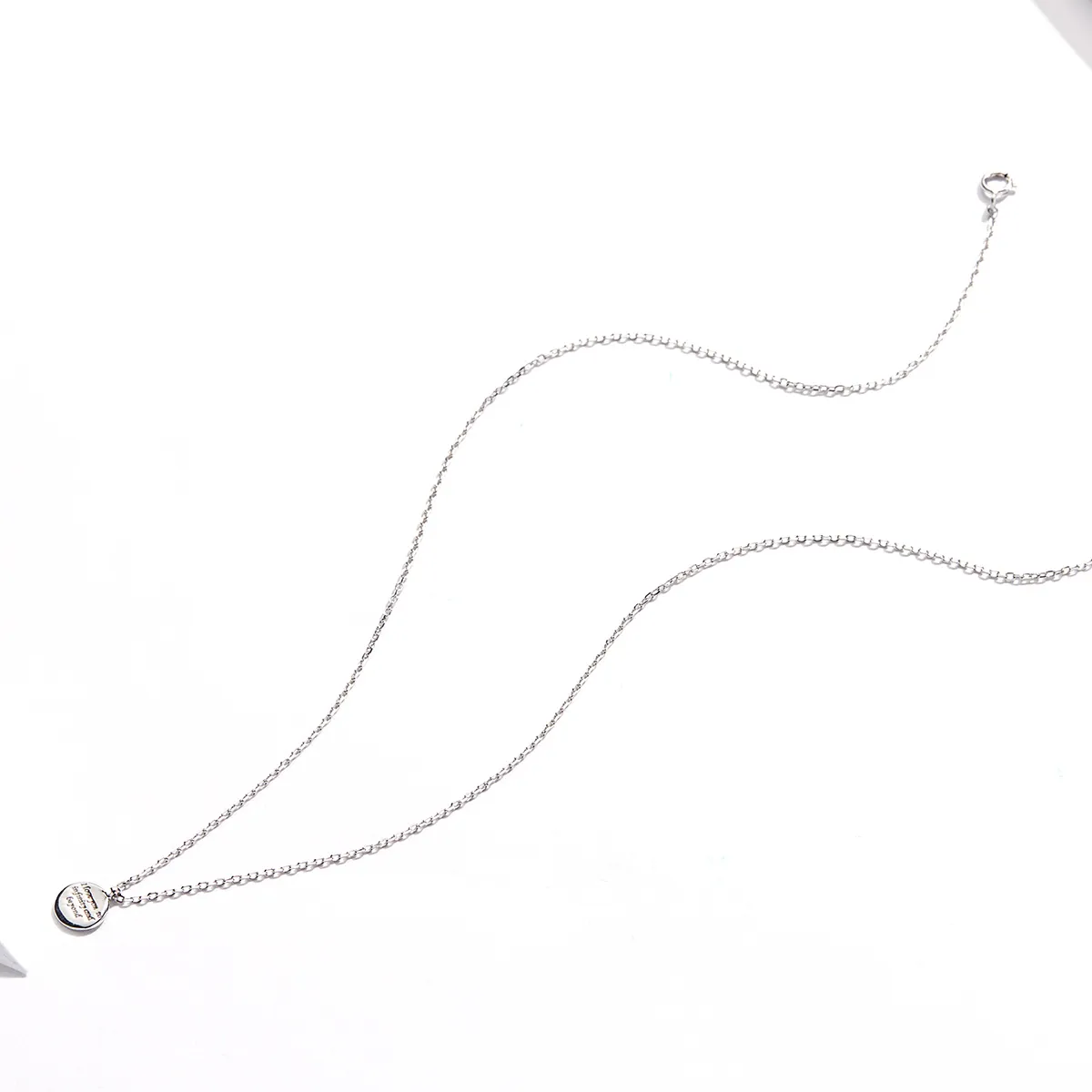 Pandora Style Silver Confessions Necklace - SCN374