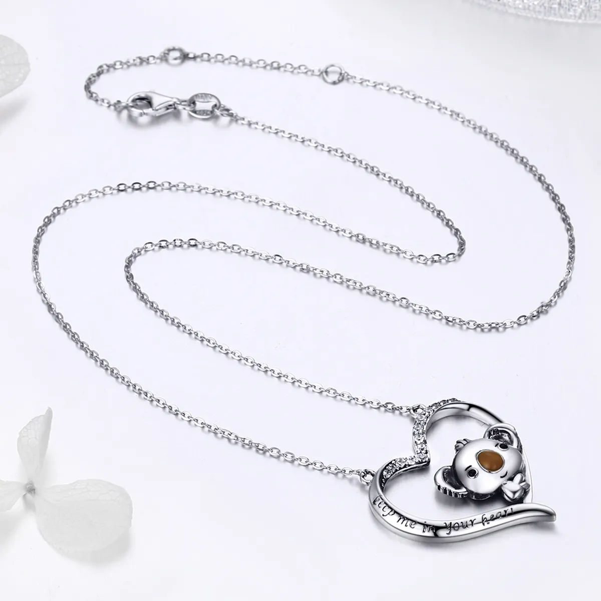 Pandora Style Silver Cute Fairy Necklace SCN256