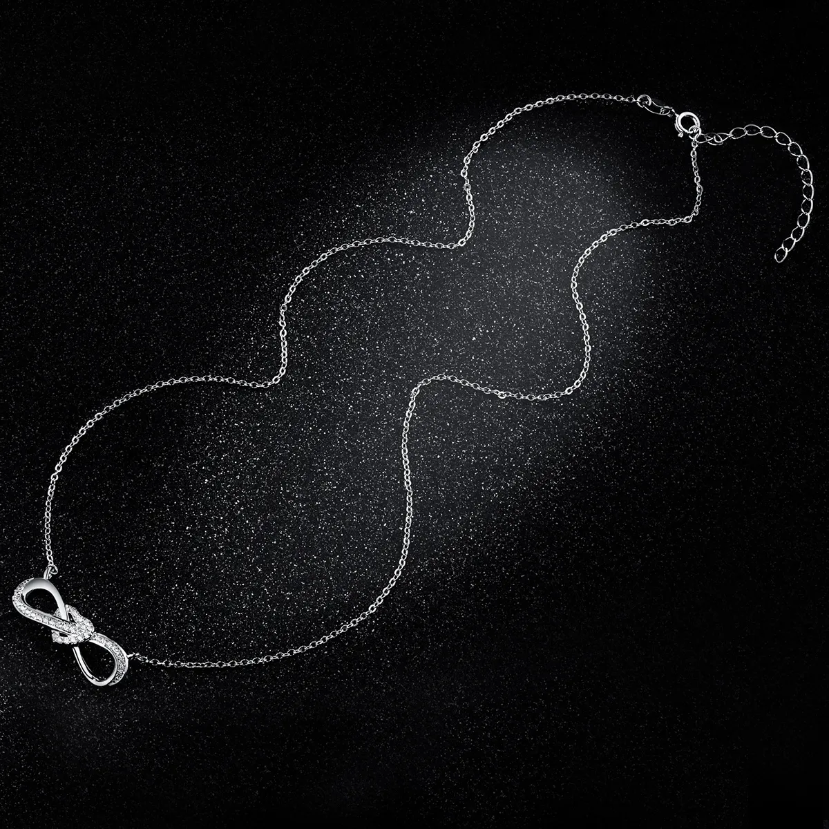 Pandora Style Silver Infinite Love Necklace - SCN100
