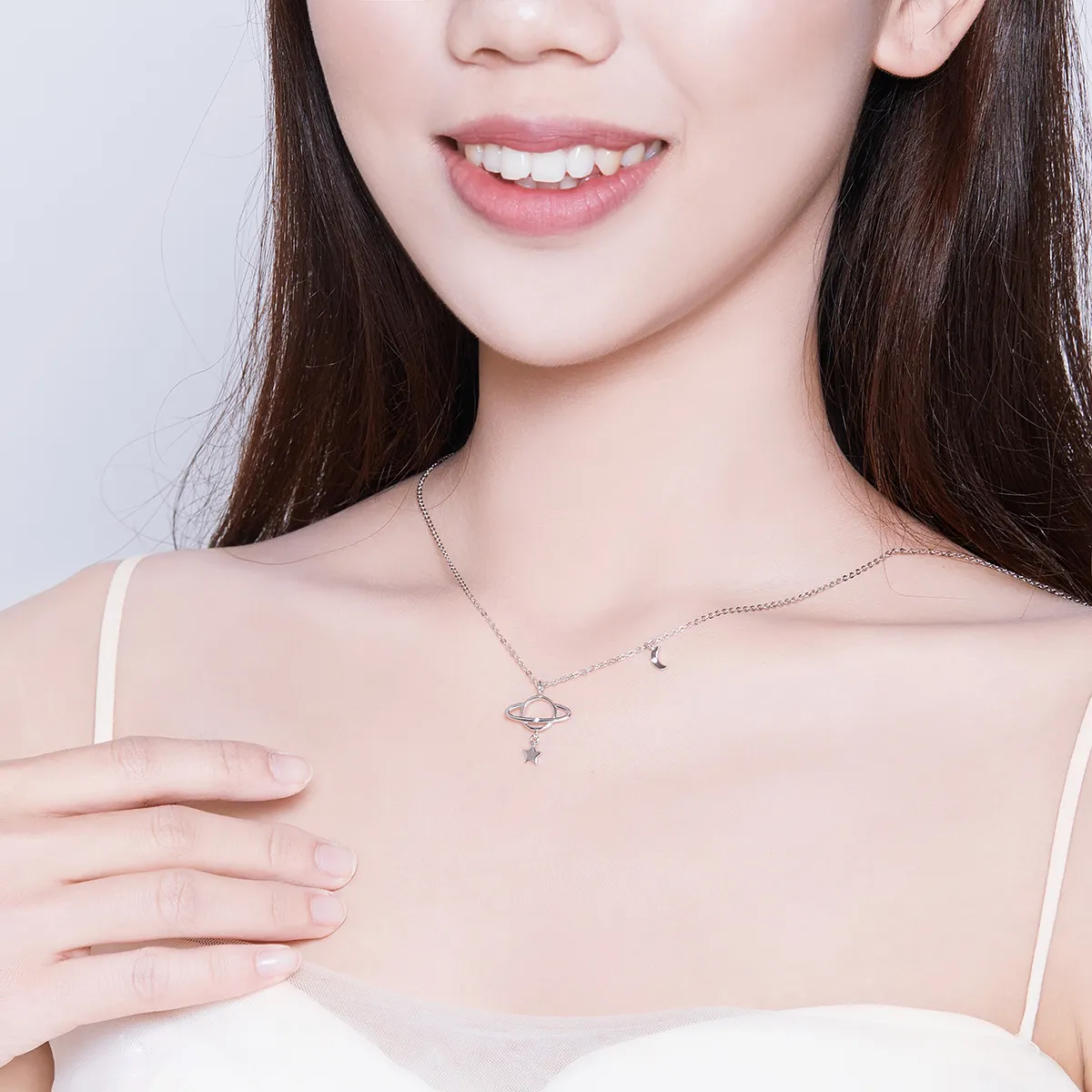 Pandora Style Silver Interstellar Necklace - SCN349