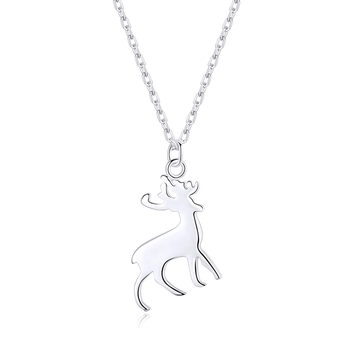 Pandora Style Silver Little Deer Necklace - SCN362