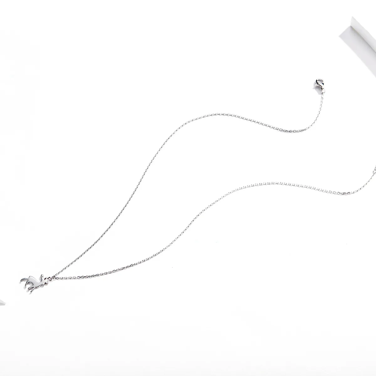 Pandora Style Silver Little Deer Necklace - SCN362