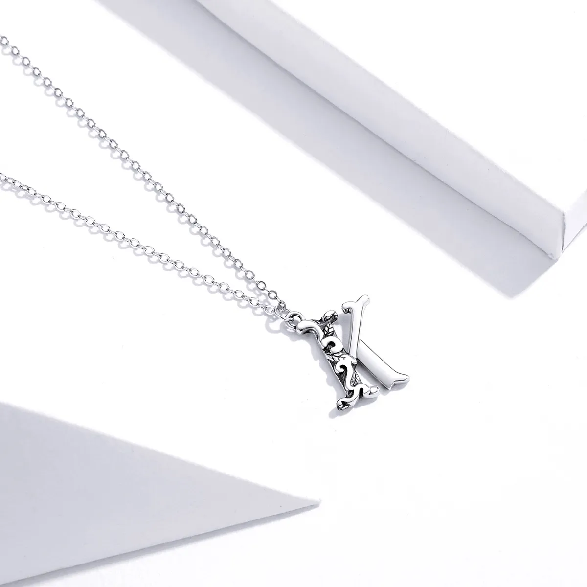 INITIAL NECKLACES - SWAROVSKI EMBOSSED – Olor The Label