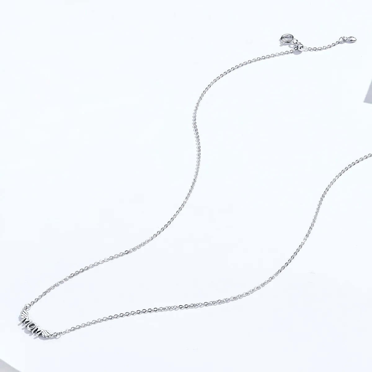 Pandora Style Silver My Mom Is My Guardian Angel Necklace - SCN397