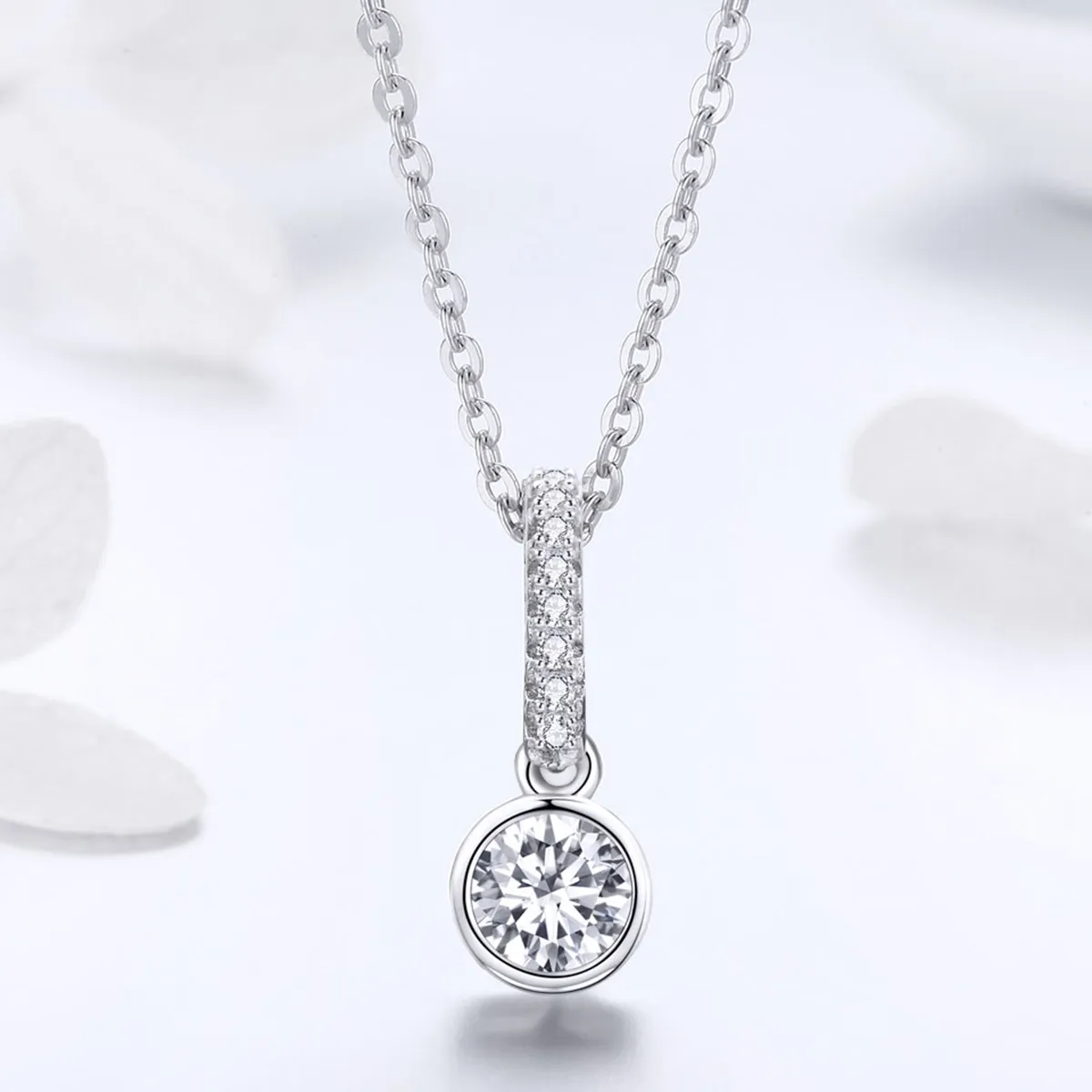 Pandora Style Silver Radiant Elegance Necklace - SCN295