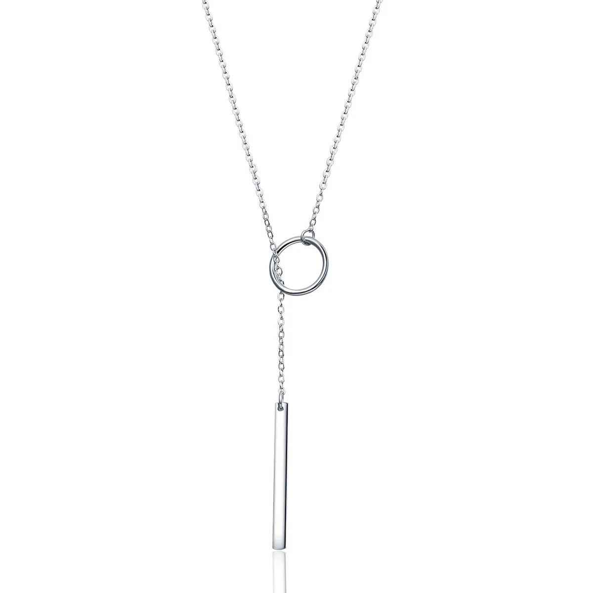 Pandora Style Silver Simple Necklace - SCN304