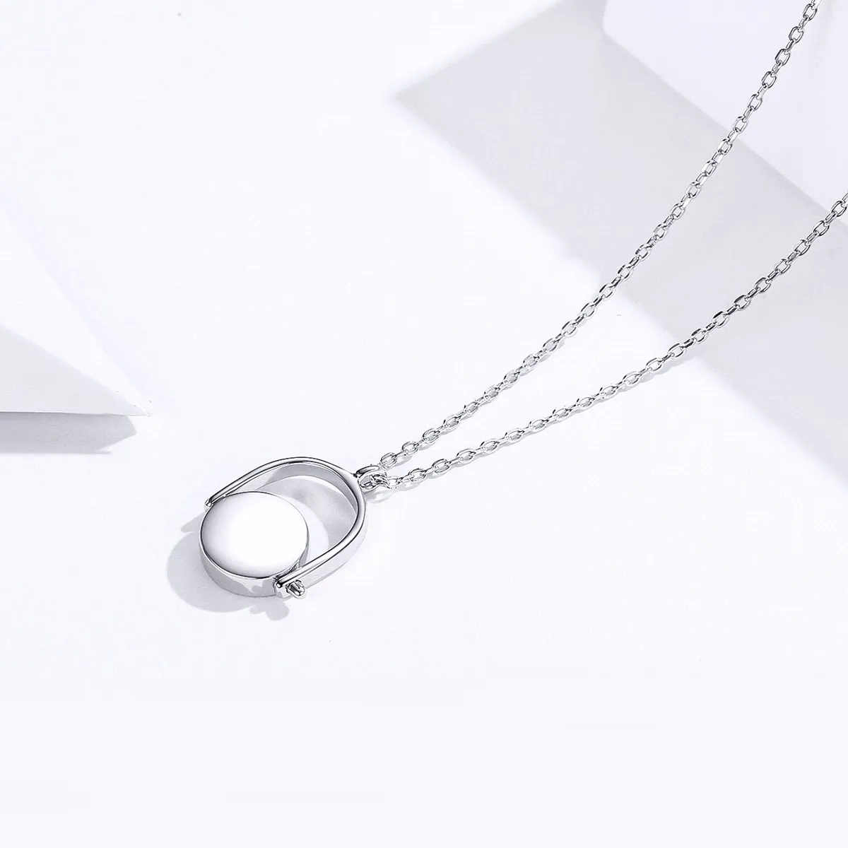Pandora Style Silver Swing Necklace - SCN338