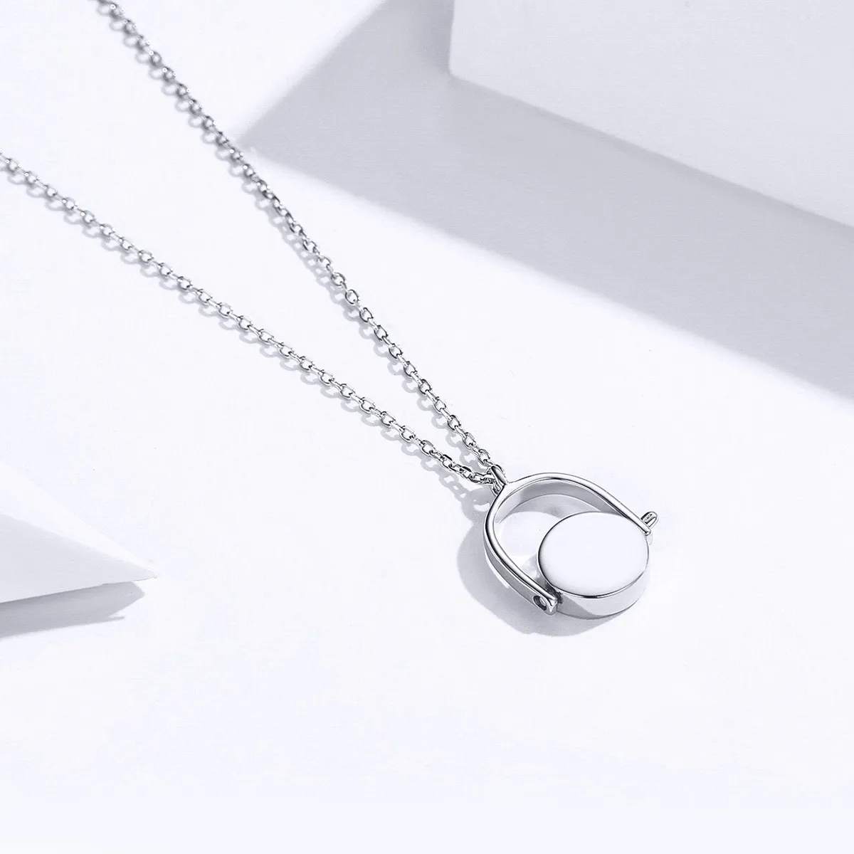 Pandora Style Silver Swing Necklace - SCN338