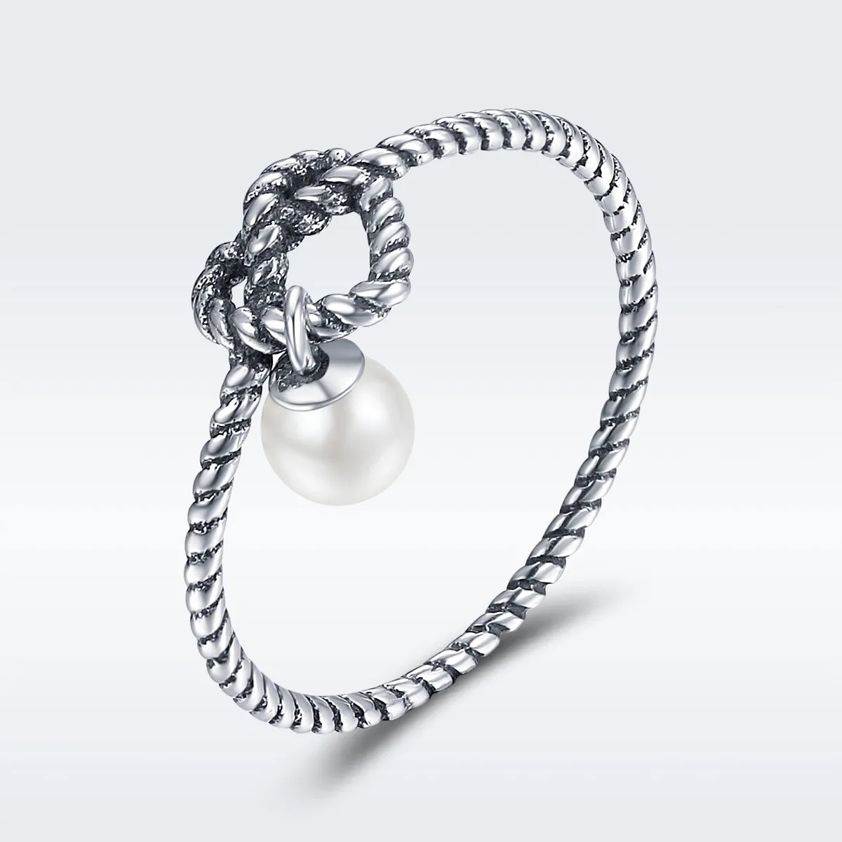 pandora style silver elegant heart ring scr163