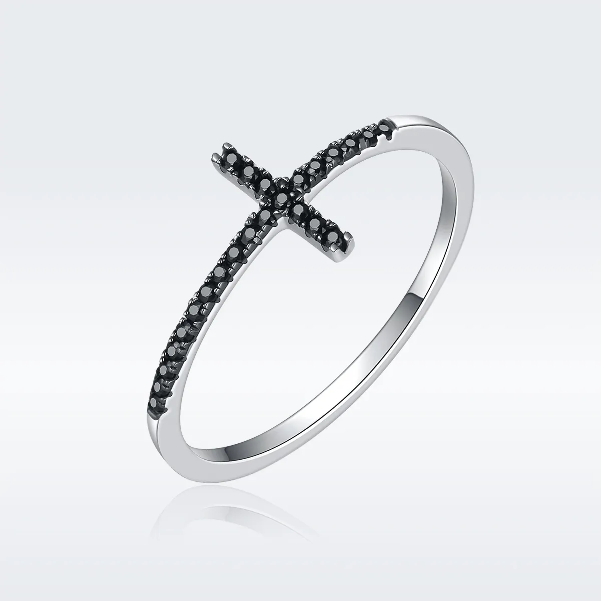 pandora style silver faith ring scr067