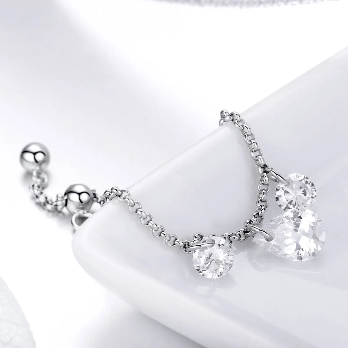 Pandora Style Silver Glow Ring - SCR485