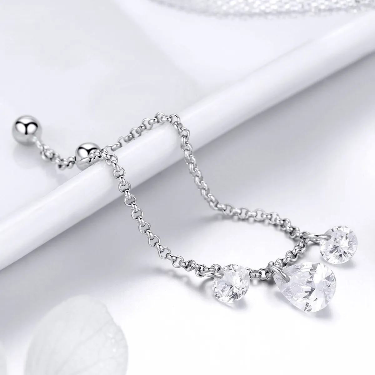 Pandora Style Silver Glow Ring - SCR485