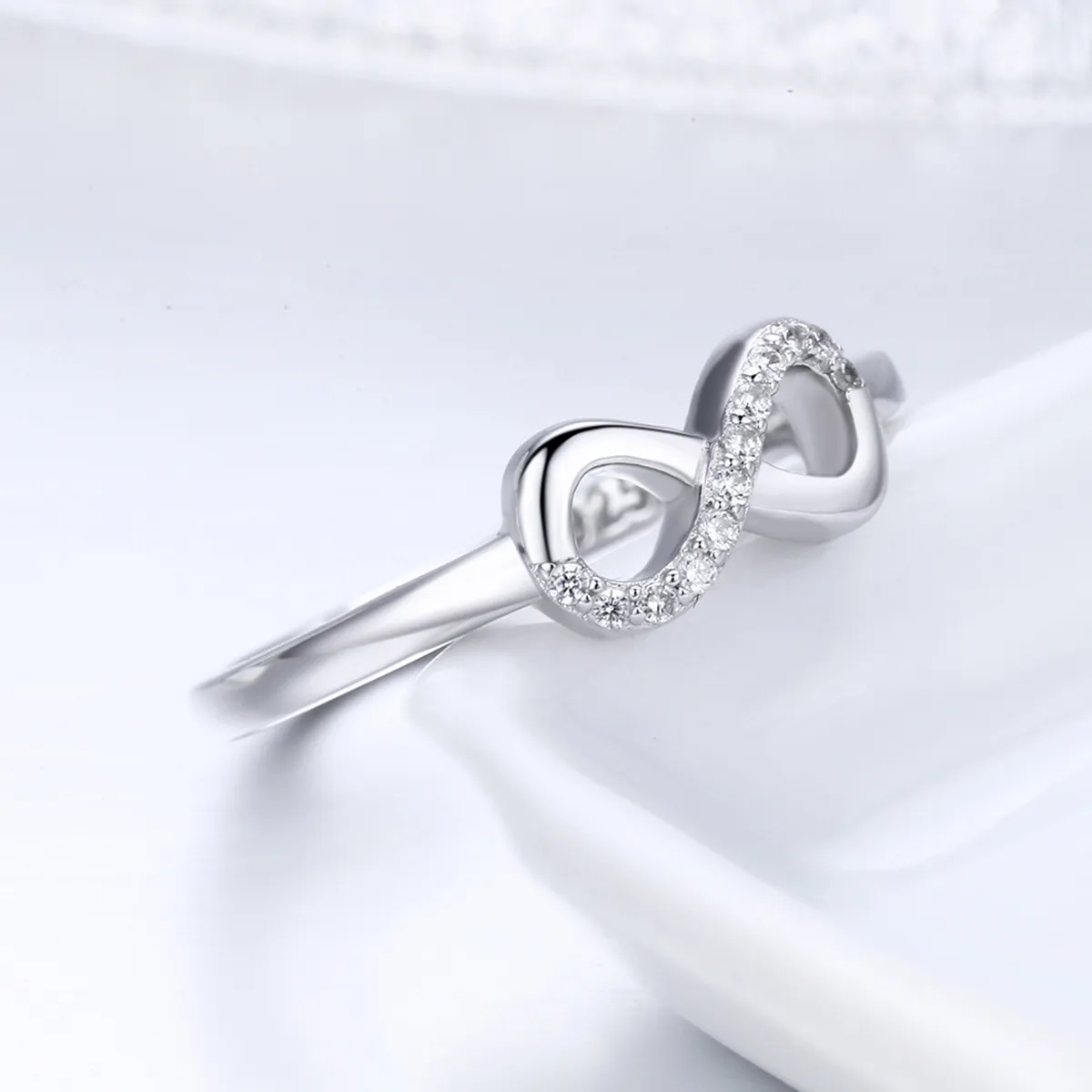 Pandora Style Silver Infinity Ring - SCR332