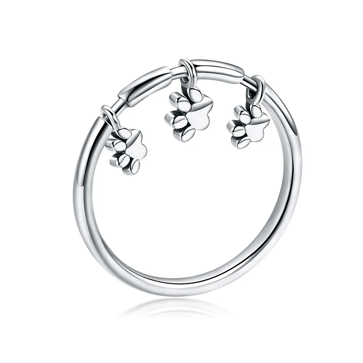 Pandora Style Silver Love For Pets Ring - SCR394