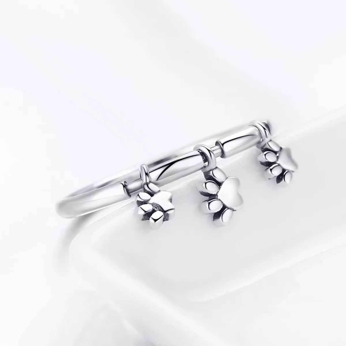 Pandora Style Silver Love For Pets Ring - SCR394