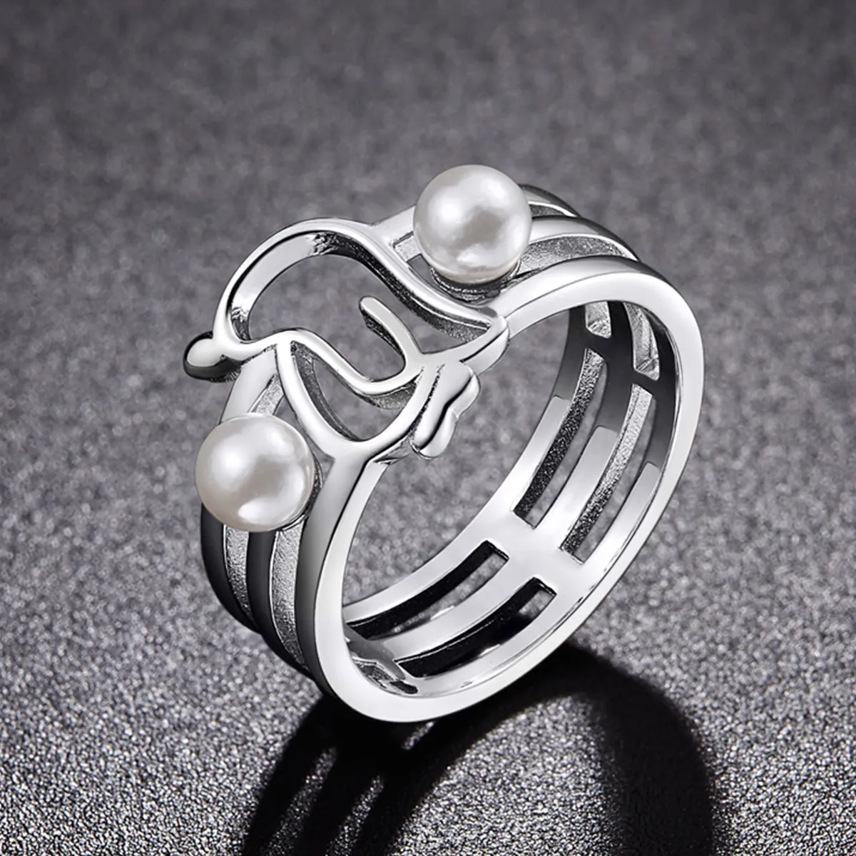 Pandora Style Silver Penguin Ring - SCR152