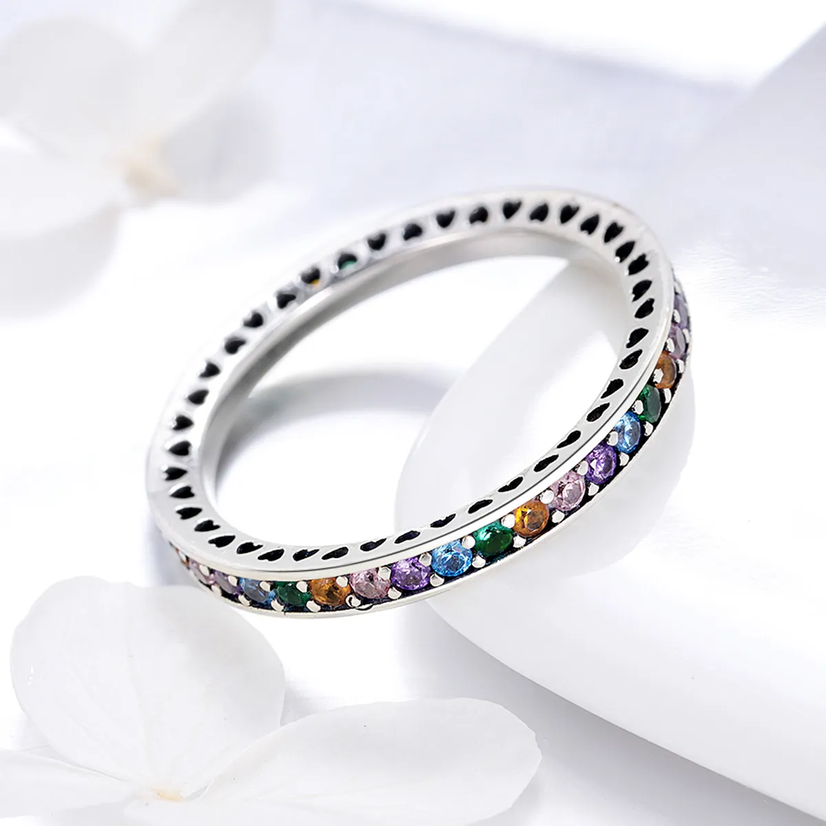 Pandora discount rainbow ring