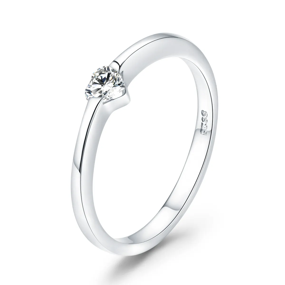 Pandora Style Silver Simple Grace Ring - SCR450