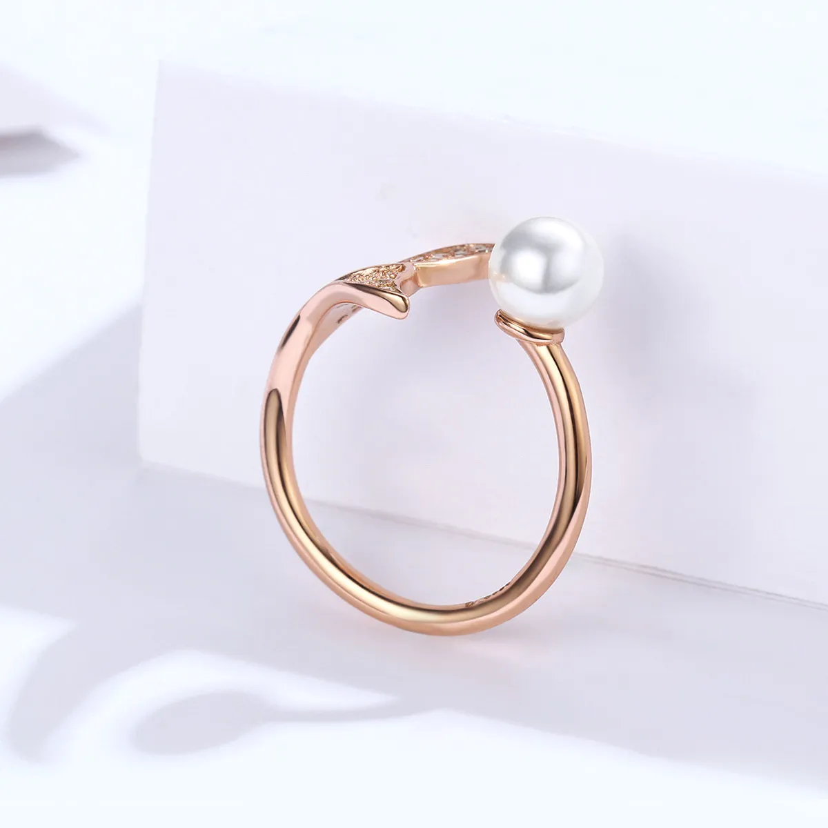 Pandora Style Silver Sparkling Mermaid Ring - SCR286