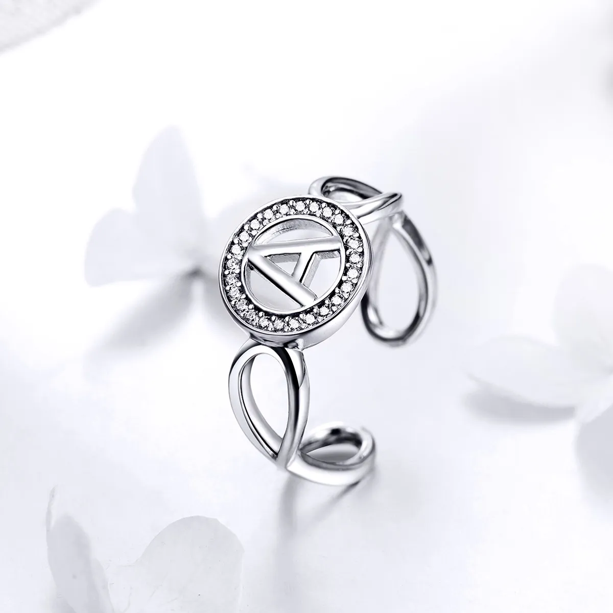 Pandora Style Silver Unfinite Struggle Ring - SCR506