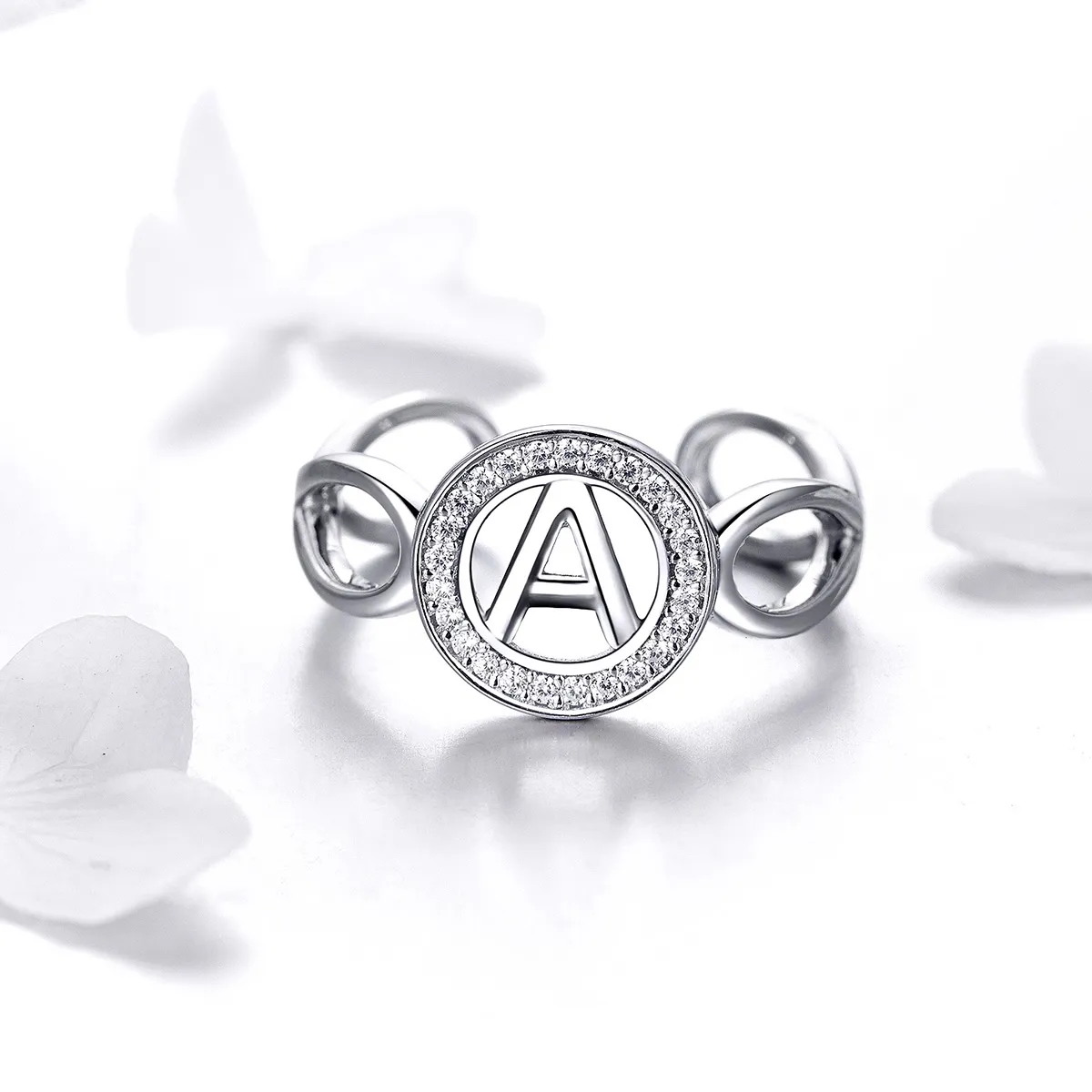 Pandora Style Silver Unfinite Struggle Ring - SCR506