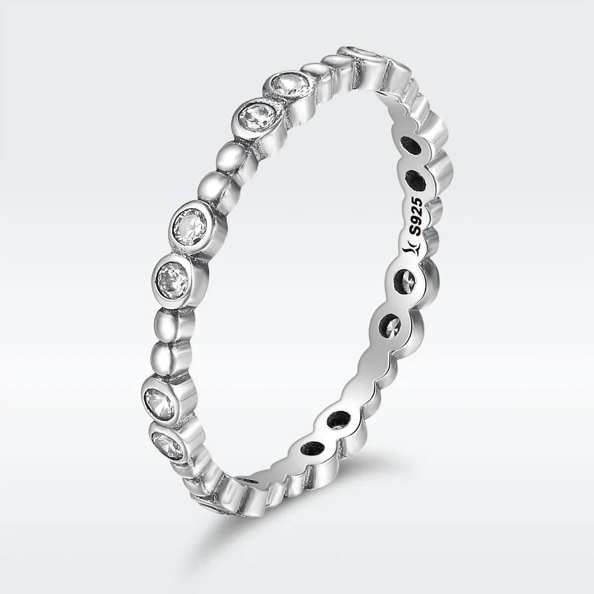 Pandora Style Silver Wild Love Ring - SCR102